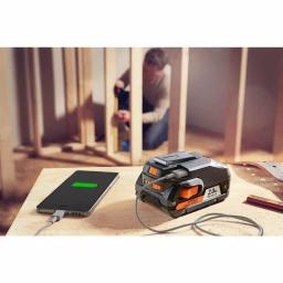 RIDGID 18V OCTANE 9.0 Ah Bluetooth Lithium-Ion Battery & USB Portable Power Source Combo Kit thumbnail 11