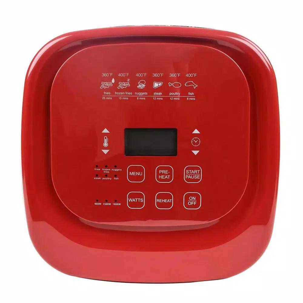 NuWave Brio 6 Qt. Digital Air Fryer with Retractable Cord, Cobalt Blue