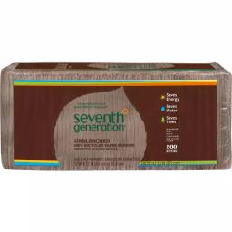 SEVENTH GENERATION 100% Recycled Brown Luncheon Napkins, 500 Count, 12 Pack Case thumbnail 1