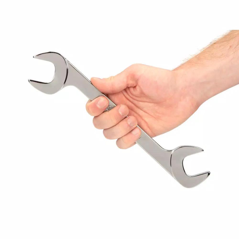 TEKTON 1-1/4 in. Double Open End Angle Head Wrench, 60° Offset