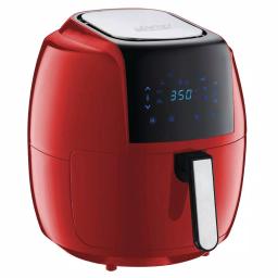 GoWISE USA 7.0 Qt. Red Electric Air Fryer with 8-in-1 Smart Programs and Recipe Book thumbnail 3