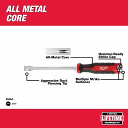 Milwaukee 5/16 in. Slotted 6 in. Demolition Screwdriver thumbnail 2