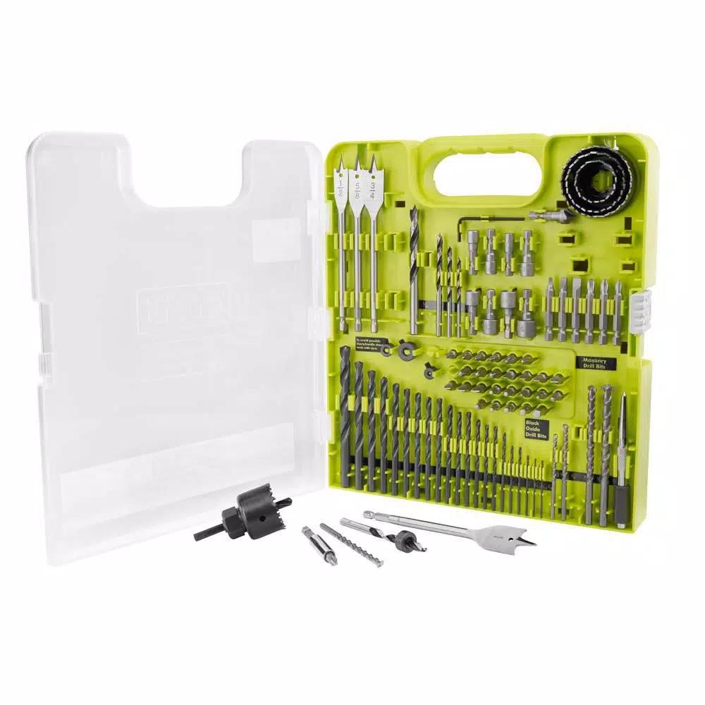 RYOBI 98-Piece Multi-Material Drill and Driver Kit with 8-Piece Bonus Impact Rated Driving Set