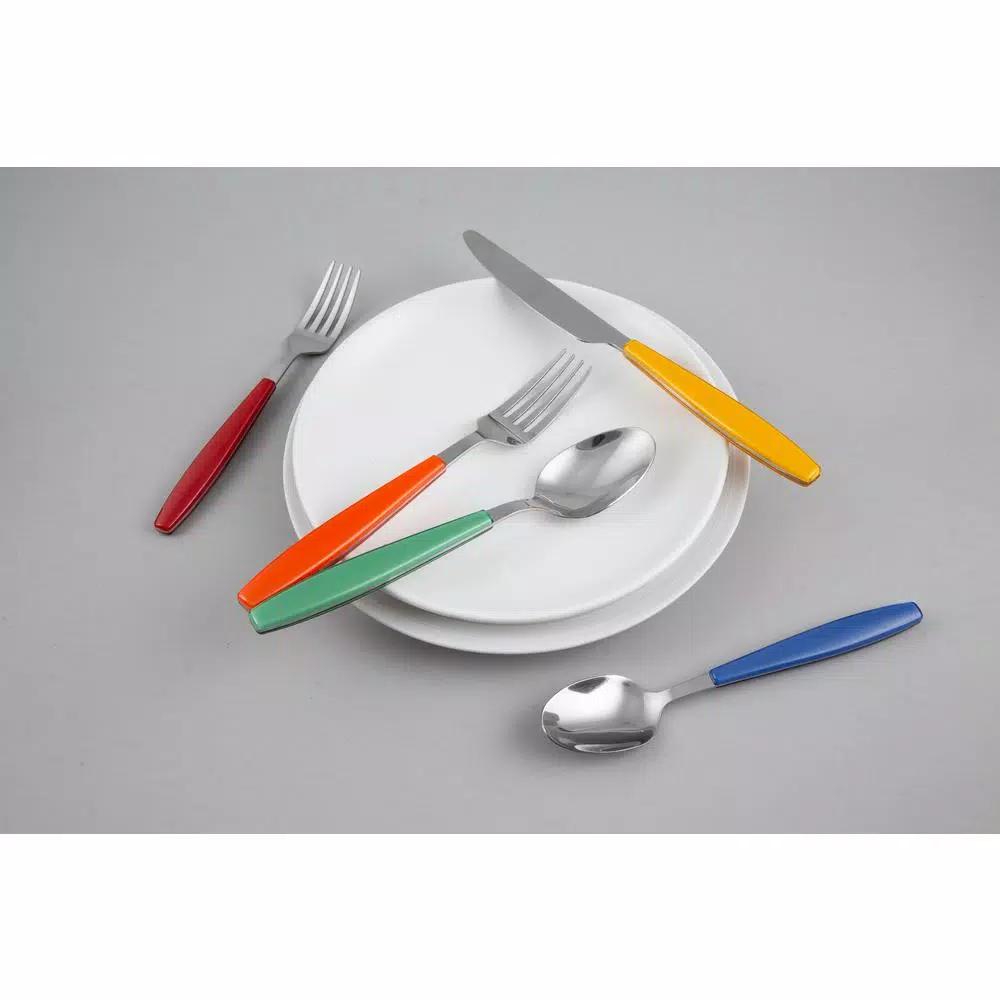 Fiesta Jamboree 20-Piece Flatware Set, Multi-Color 18/0 Stainless Steel, Service for 4