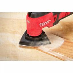 Milwaukee 3-1/2 in. 80-Grit Triangle Sandpaper for Oscillating Multi-Tools, OPEN-LOK Universal Fit (6-Pack) thumbnail 6