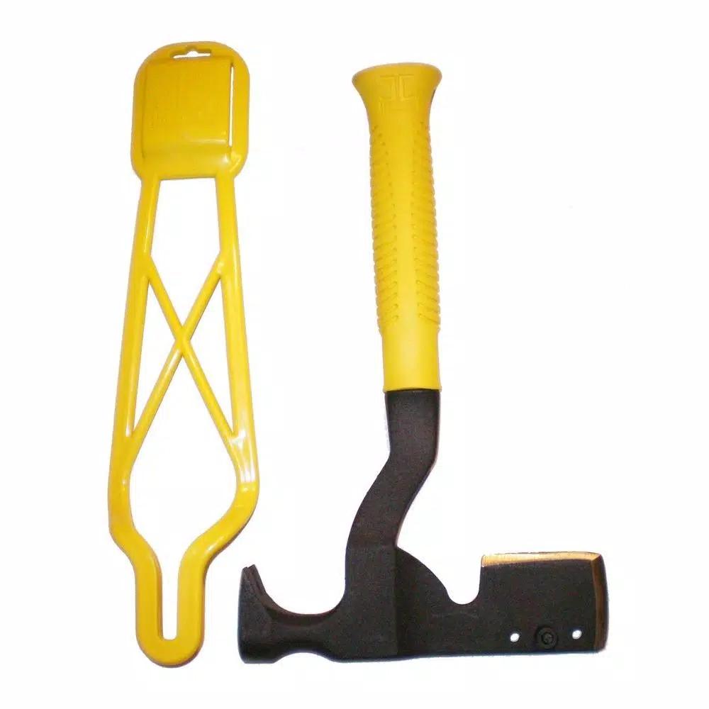JC Hammer Magnetic Hatchet with Easy Holder - All Steel Contractor Grade Hand Tool