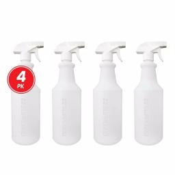 SUPPLYAID 32 oz. All-Purpose Leak-Proof Plastic Spray Bottles with Adjustable Nozzle, 4-Pack thumbnail 8