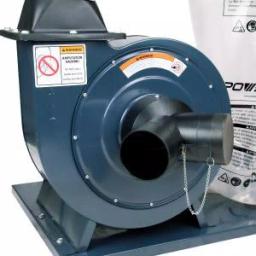 POWERTEC 1.5 HP Portable Dust Collector, 1250 CFM, 2.5 Micron Filtration thumbnail 3