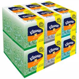 Kleenex Anti-Viral Cube Facial Tissue, 3-Ply, 68-Count White thumbnail 3