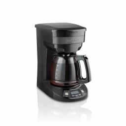 Hamilton Beach 12-Cup Programmable Drip Coffee Maker with Black Stainless Steel Accents thumbnail 4