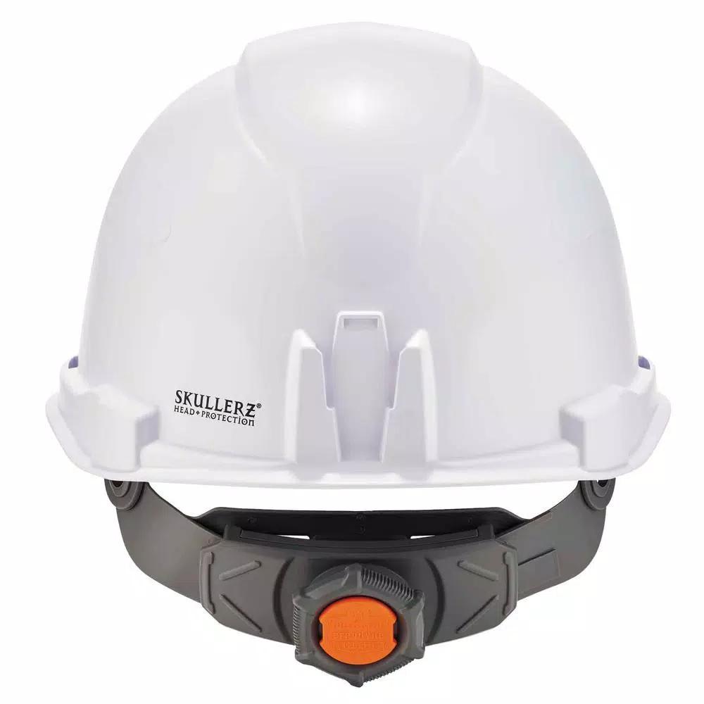 Ergodyne Skullerz 8970 Class E White Cap Style Hard Hat with Ratchet Suspension
