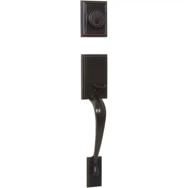 Delaney Kellington Delaney Tuscany Bronze Single Cylinder Deadbolt Entry Door Handleset