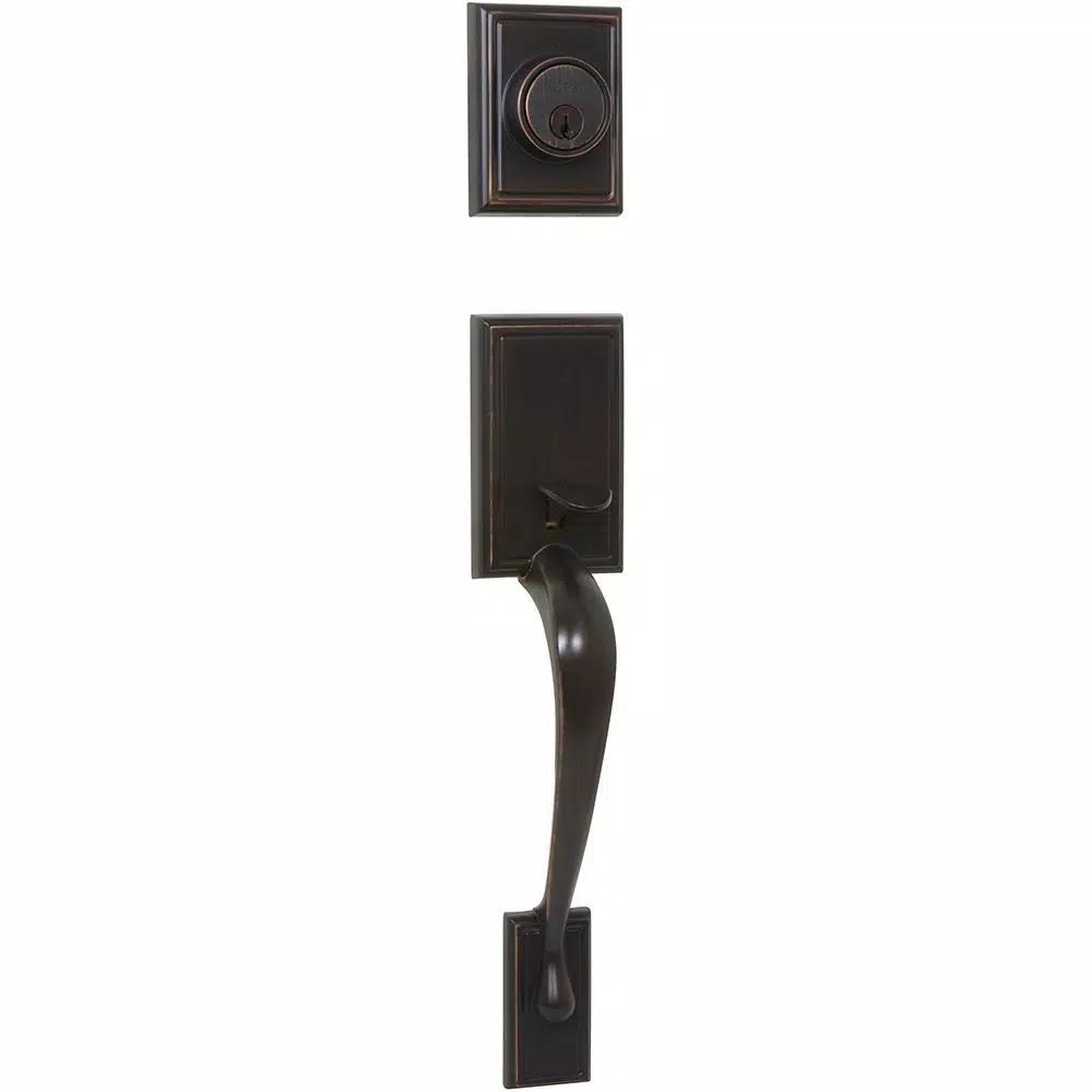 Delaney Kellington Delaney Tuscany Bronze Single Cylinder Deadbolt Entry Door Handleset