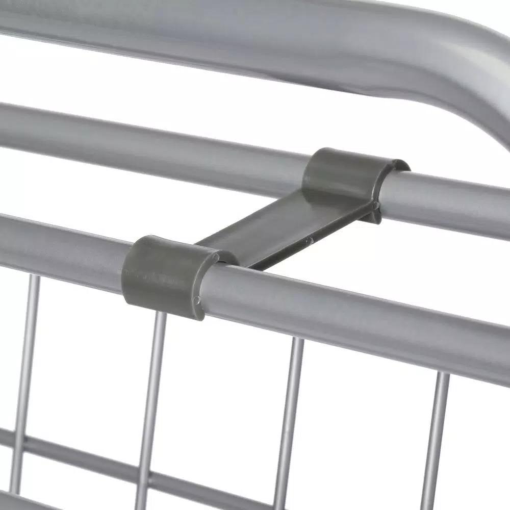 Polder Superlight Shopping Cart, Lightweight Aluminum Grocery & Utility Cart with 360° Swivel Wheels