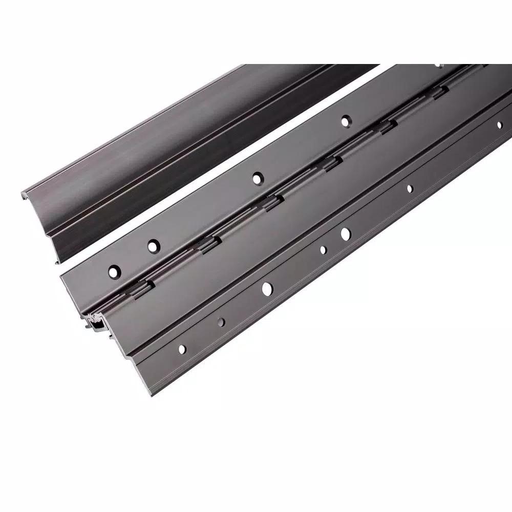 Global Door Controls 83 in. Heavy Duty Full Surface Continuous Hinge, Duranodic Finish