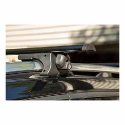 CURT Universal Aluminum Roof Rack Cross Bars, 150 lb. Capacity, Black (2-Pack) thumbnail 6