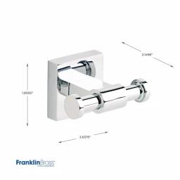 Franklin Brass Maxted 5-Piece Polished Chrome Bath Hardware Accessory Set thumbnail 11