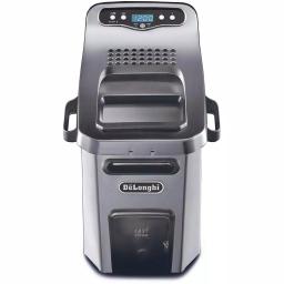 DeLonghi De'Longhi Livenza Dual Zone 4.5L Stainless Steel Deep Fryer with Easy Clean Drain System thumbnail 2