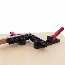 Milescraft 8-Piece Positioning Square and Fence Clamp Bundle for Woodworking Assembly thumbnail 2