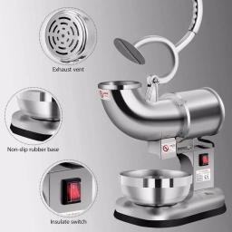 VIVOHOME Electric Ice Crusher and Snow Cone Machine, 250W Stainless Steel Shaver thumbnail 5