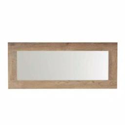 Household Essentials Ashwood Rectangular Wall Mirror, Gray Distressed Woodgrain Frame, 29.5 x 12.6 in. thumbnail 2