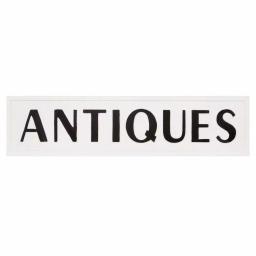 Pinnacle Rustic Antiques White Metal Wall Sign - 36.5 in. x 9.75 in. Farmhouse Tin Enamel Decor thumbnail 2