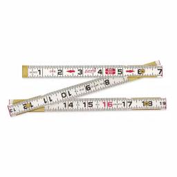 Lufkin 6 ft. Flat Wood Reading Rule with Red End Markings thumbnail 1