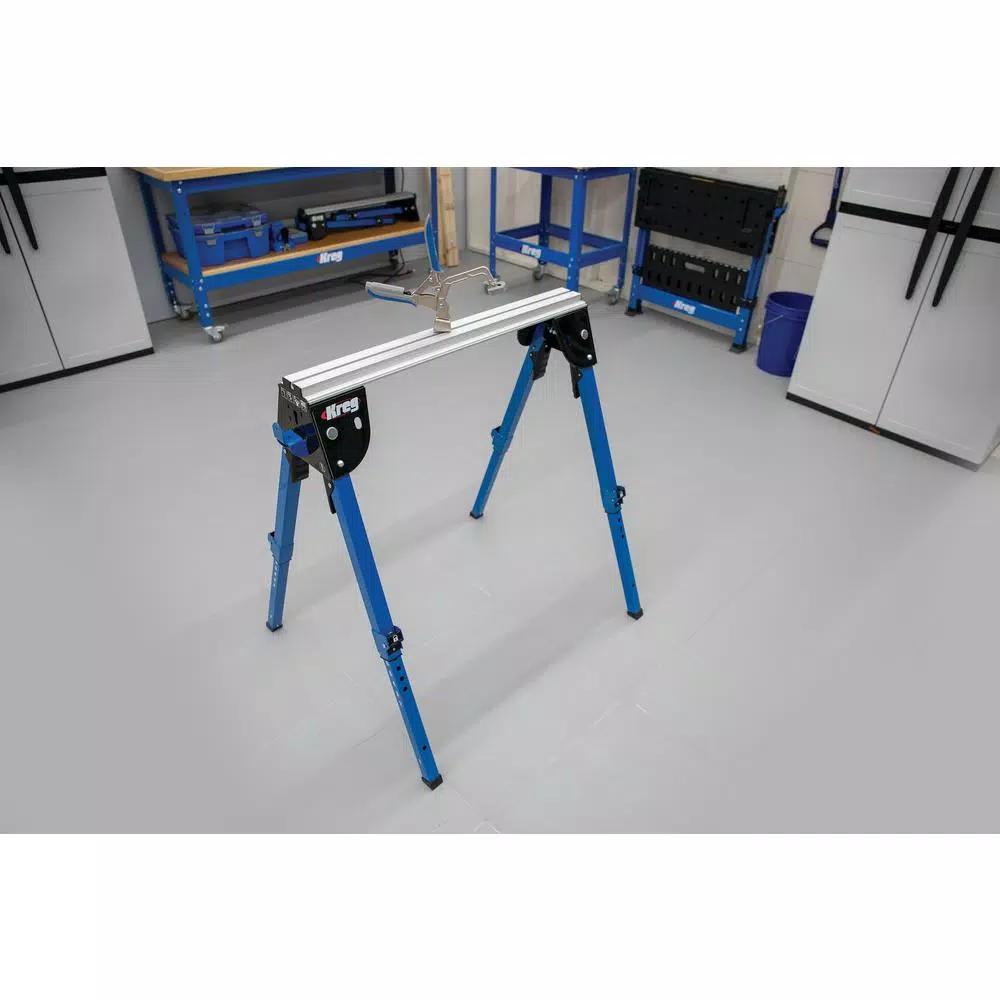 Unbranded Kreg Track Horse Multi-Use Work Station and Sawhorse