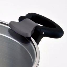 1829 Carl Schmidt Sohn ARON 1.6 qt. Stainless Steel Stock Pot with Glass Lid and Multi-Functional Utensil Holder Knob thumbnail 3