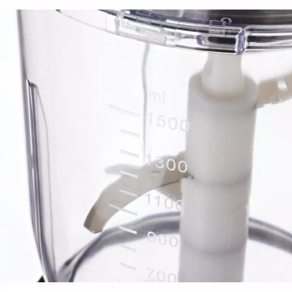 Brentwood Appliances 6.5-Cup 300-Watt Food Processor with 4-Blade Stainless Steel System, Silver