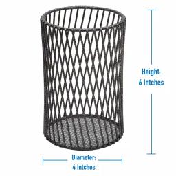 Laura Ashley Speckled Cutlery Basket in Grey thumbnail 3