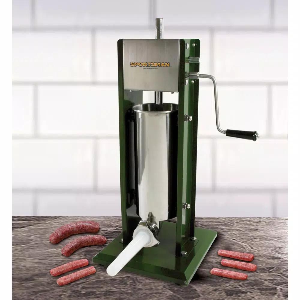 Sportsman Series Vertical Sausage Stuffer with 11 lb. Capacity and 3 Funnels