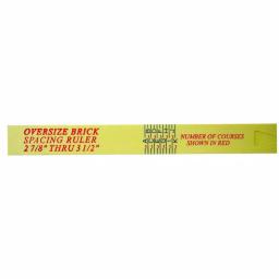 Bon Tool 6 ft. Oversized Fiberglass Brick Spacing Rule with 11 Scales thumbnail 2