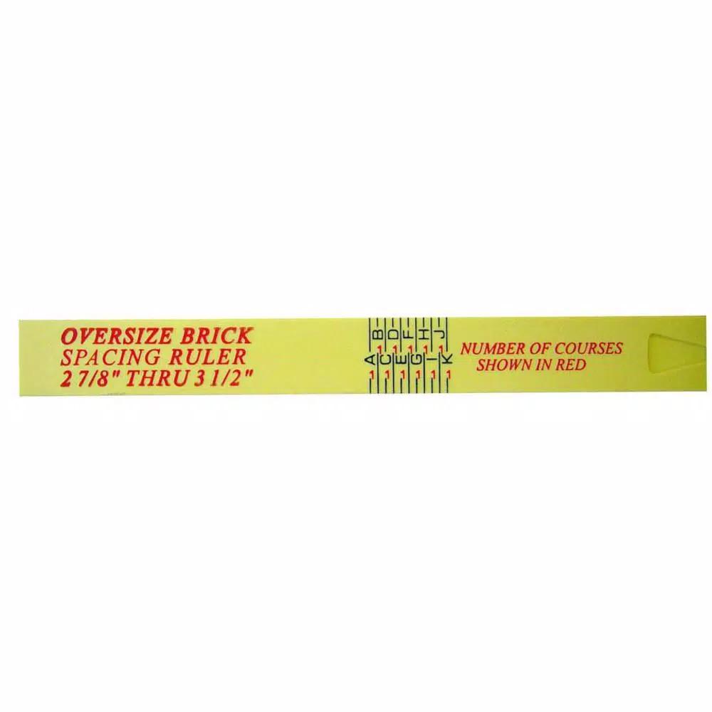 Bon Tool 6 ft. Oversized Fiberglass Brick Spacing Rule with 11 Scales