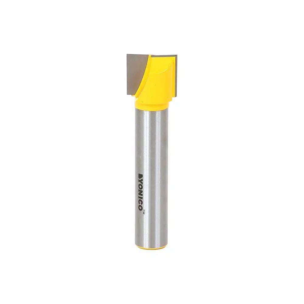 Yonico 3/4 in. Diameter Bottom Cleaning Router Bit with 1/2 in. Shank, Carbide Tipped
