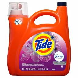 Tide Plus Febreze Spring and Renewal Liquid Laundry Detergent (72 Loads) and Downy April Fresh Fabric Softener (60 Loads) thumbnail 5