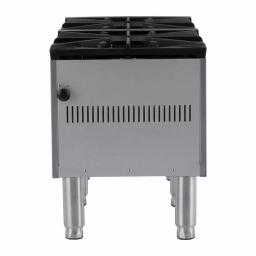 Magic Chef Commercial 2-Burner Natural Gas Stock Pot Range, 160,000 BTU, Stainless Steel thumbnail 5