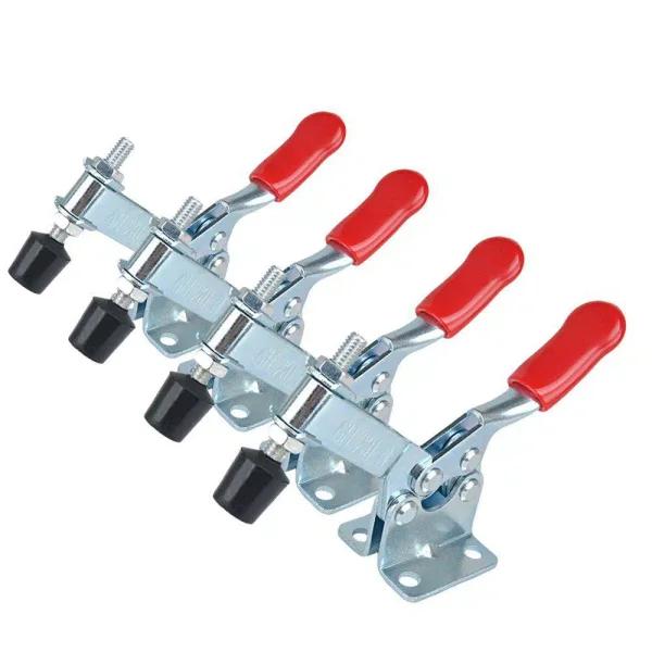 Yost Medium Toggle Clamps, 4-Piece Set, 198 lbs Holding Capacity