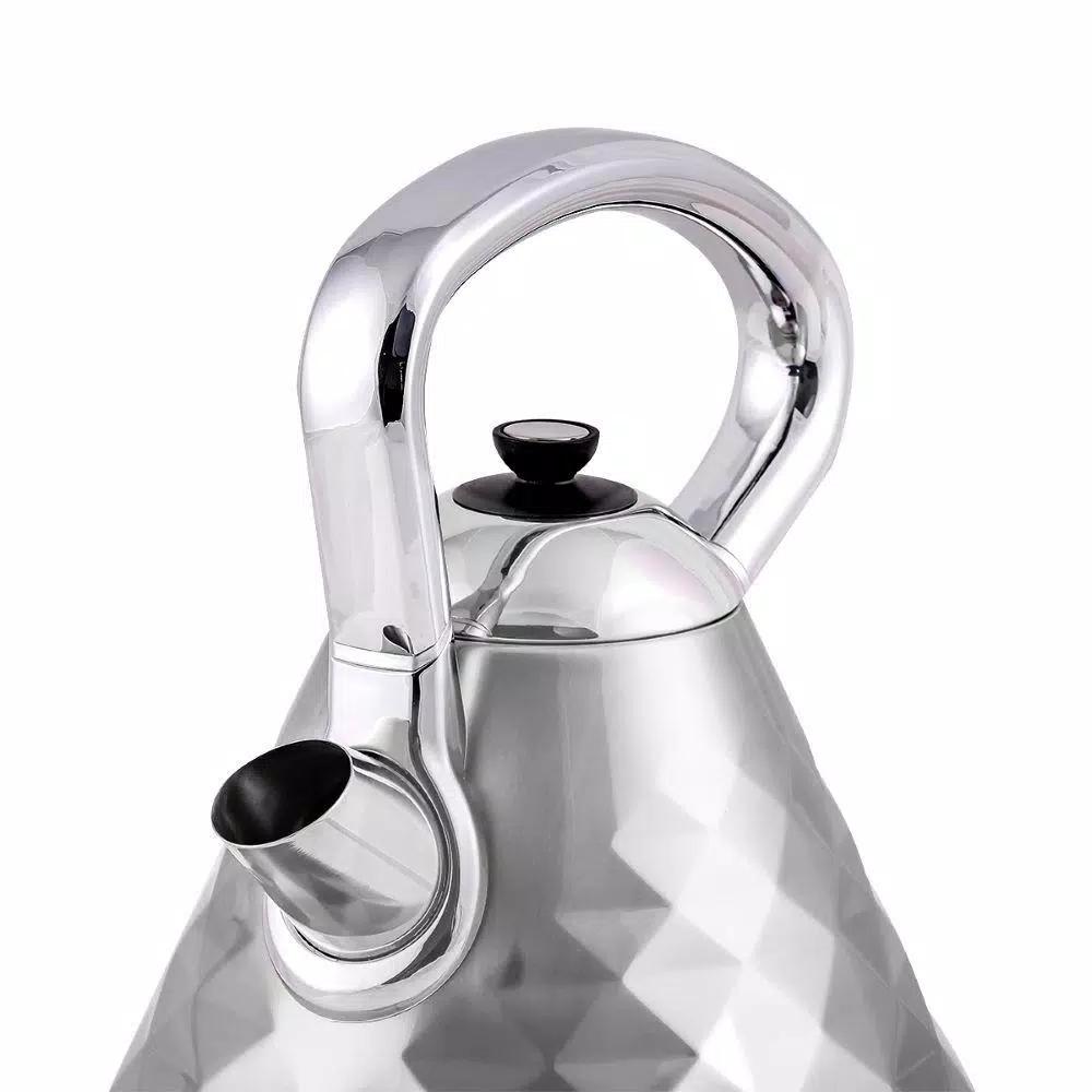 Ovente Cleo Collection 1.7L Electric Kettle, 1500W Stainless Steel Tea Kettle with Auto Shut-Off