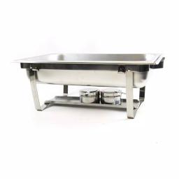 ALPHA Living 8 Qt. Stainless Steel Foldable Chafing Dish Buffet Set thumbnail 3
