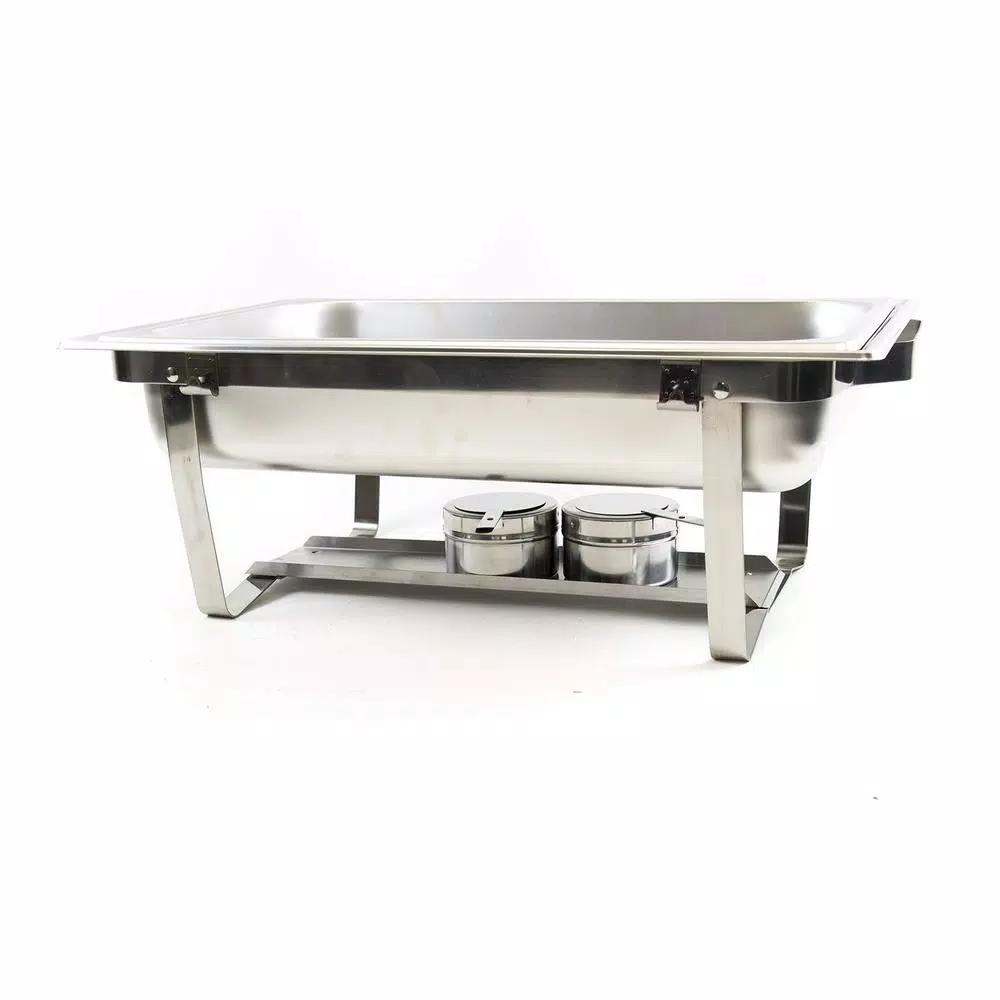 ALPHA Living 8 Qt. Stainless Steel Foldable Chafing Dish Buffet Set