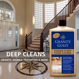 Granite Gold Squeeze and Mop Floor Cleaner, 32 oz. - For Natural Stone, Marble, and Tile thumbnail 3