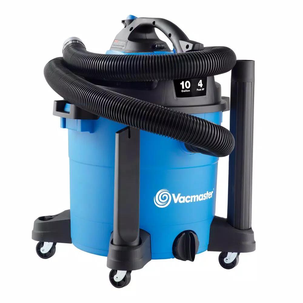 Vacmaster VBVA1010PF 10 Gal. Wet/Dry Vacuum with 4 Peak HP Motor and 210 MPH Detachable Blower