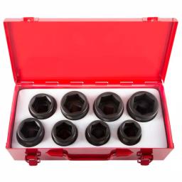 Steelman PRO 79278 3/4 in. Drive 6-Point SAE Impact Socket Set, 8-Piece thumbnail 2
