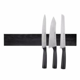 SCHMIDT BROS. 18 in. Ebony Stained Red Oak Magnetic Knife Bar - Black Cutlery Wall Mount thumbnail 1