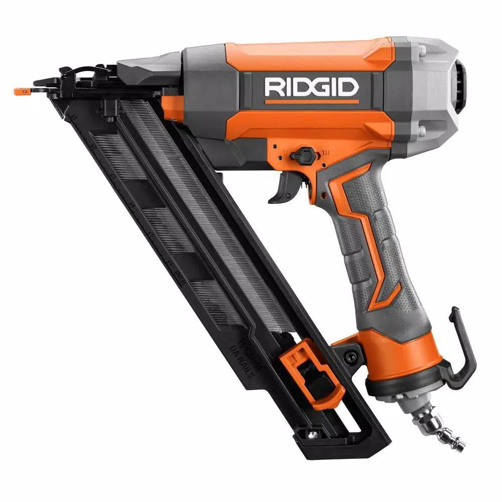 RIDGID 15-Gauge 2-1/2 in. Angled Finish Nailer with CLEAN DRIVE Technology