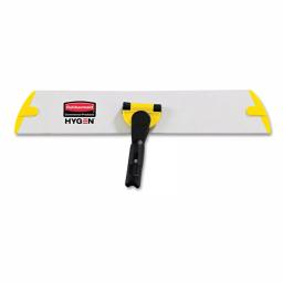 Rubbermaid Commercial Products Rubbermaid Commercial HYGEN 17 in. Aluminum Wet/Dry Mop Quick-Connect Frame, Yellow thumbnail 4