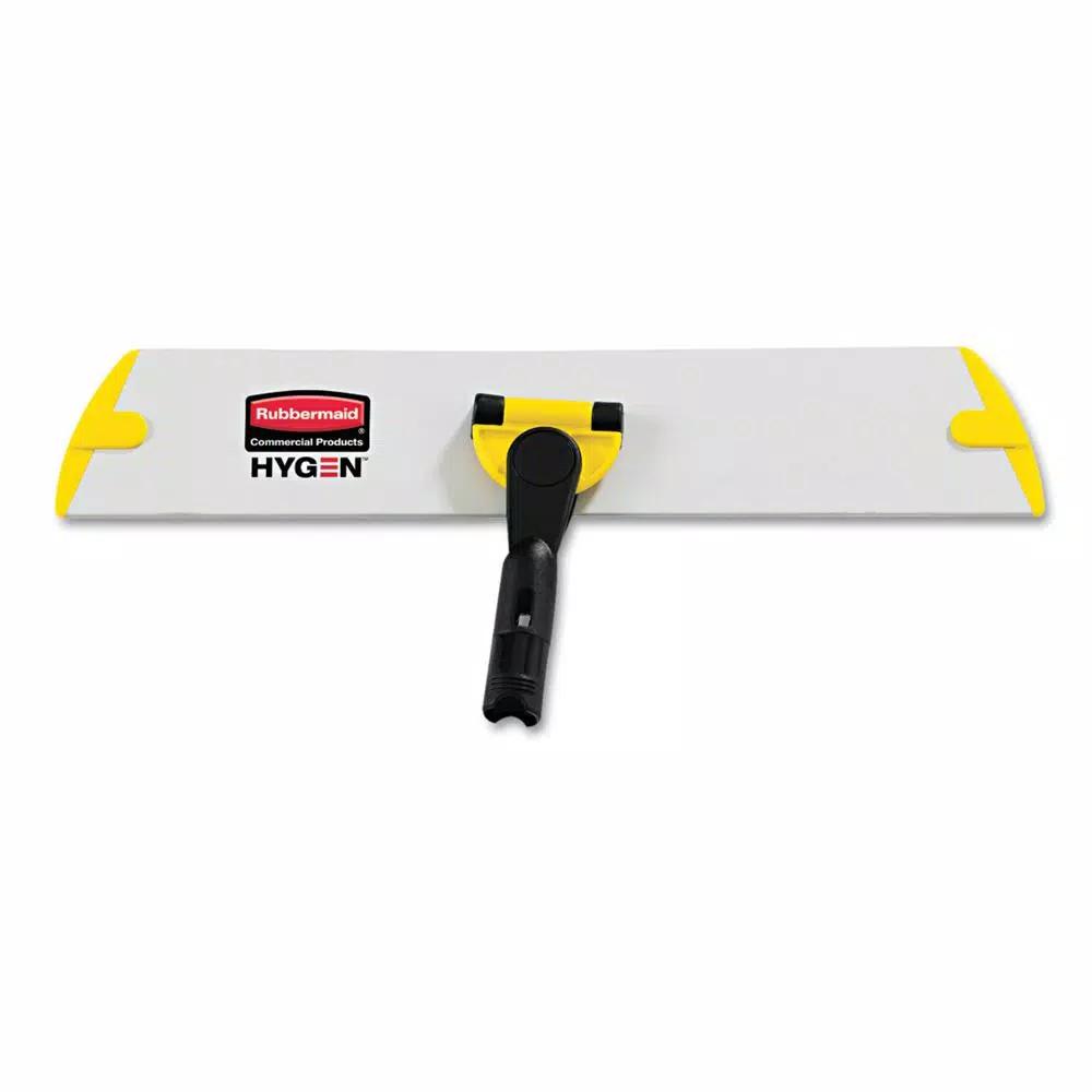 Rubbermaid Commercial Products Rubbermaid Commercial HYGEN 17 in. Aluminum Wet/Dry Mop Quick-Connect Frame, Yellow