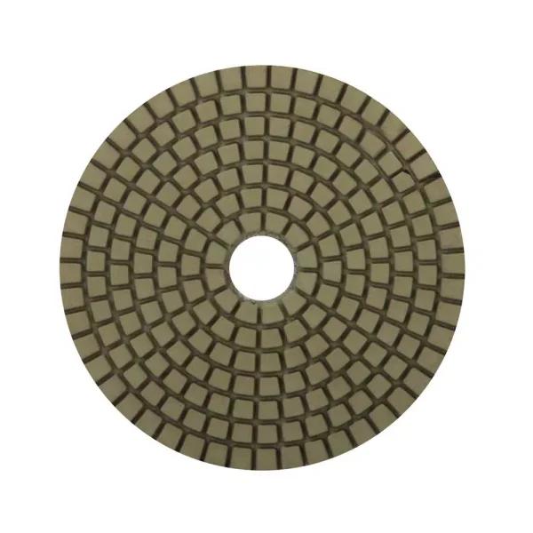 Rubi 4 in. 3000 Grit Resin Wet Polishing Pad for Engineered Stone, Marble, and Granite