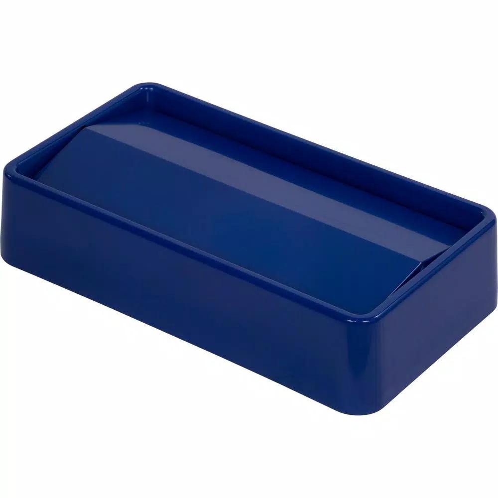 Carlisle TrimLine Blue Swing Lid for 15 Gal. and 23 Gal. Rectangular Waste Containers (4-Pack)